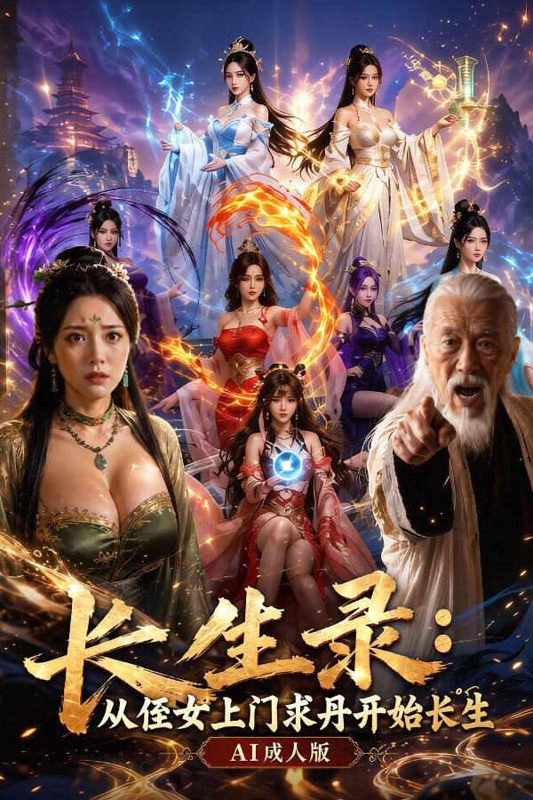 Poster for 长生录：96岁快死的老头觉醒系统，第二天直接返老还童   AI成人版第十五集