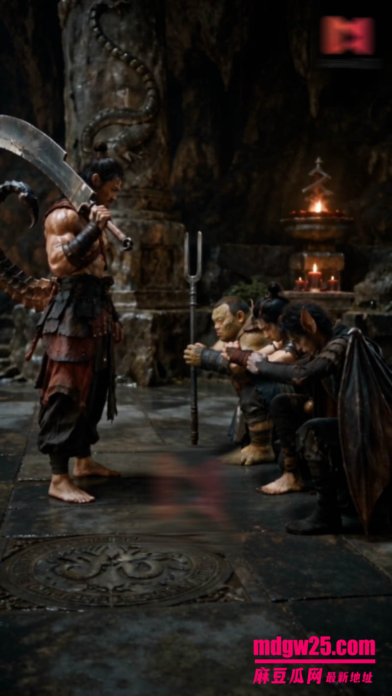 AI成人短剧 葫芦妹救奶奶第14集 七色葫芦成熟后奶奶被蛇精和蝎子精抓走