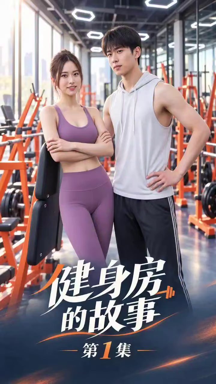 AI成人短剧 健身房的故事 1-9 健身馆内多名男女展开肉欲交合