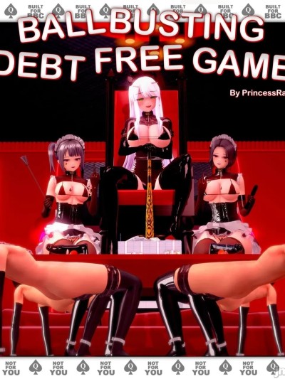 [闲的没事干AI翻译][Princess Raphy] Ballbusting Debt Free Game!Uncensored] のポスター