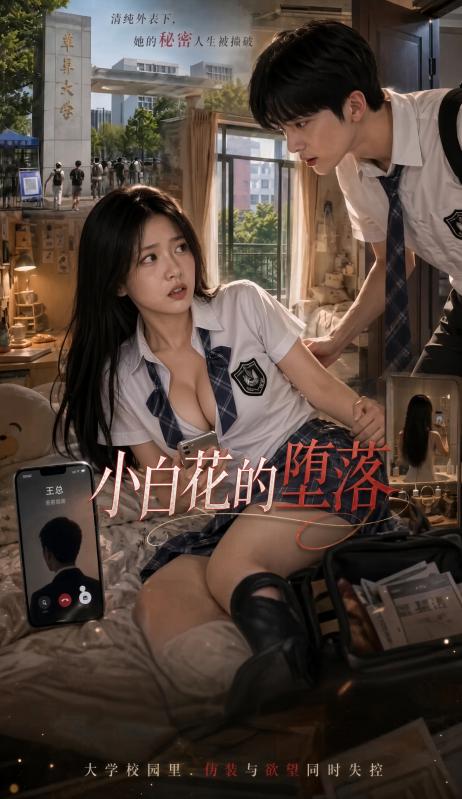 小白花的堕落 的封面