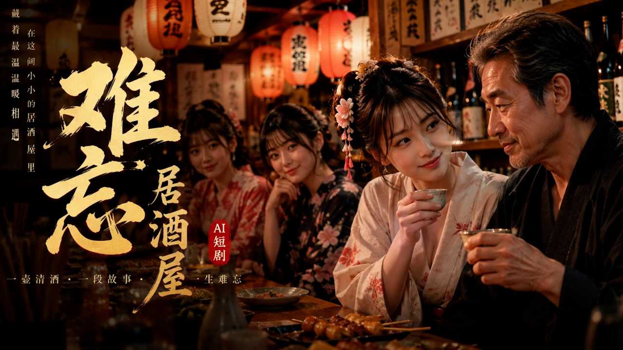 Плакат для 【AI短剧】难忘居酒屋