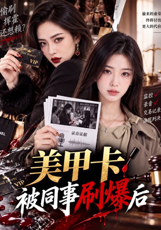 美甲卡被同事刷爆后