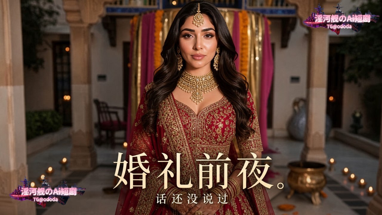 AI成人短剧 婚礼前夜 第1集 异国新娘在婚礼前夕的最后狂欢