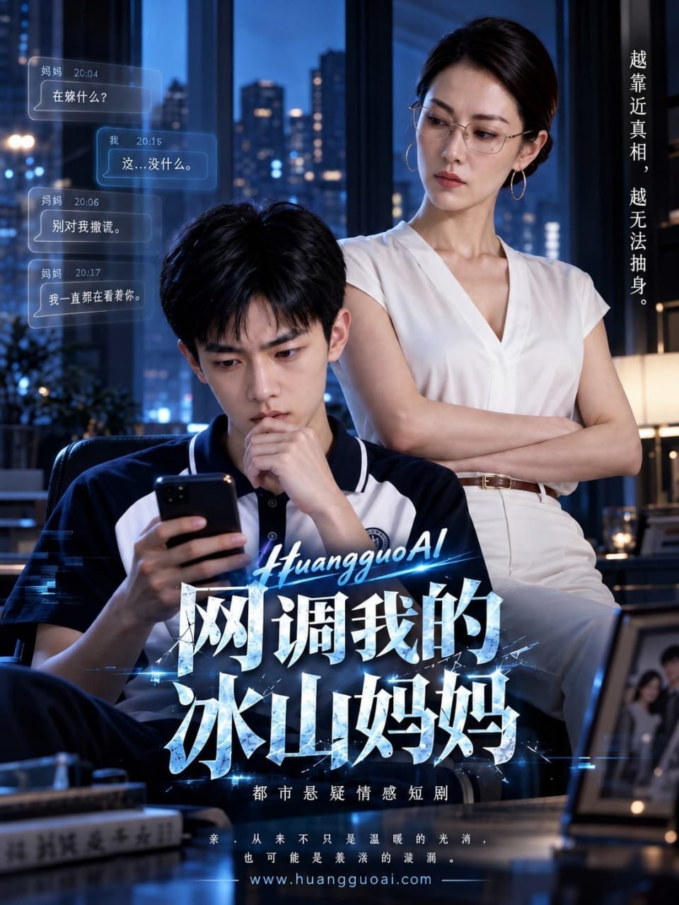 AI成人短剧 网调我的冰山妈妈 第10集 集团CFO母亲沦为儿子专属玩物
