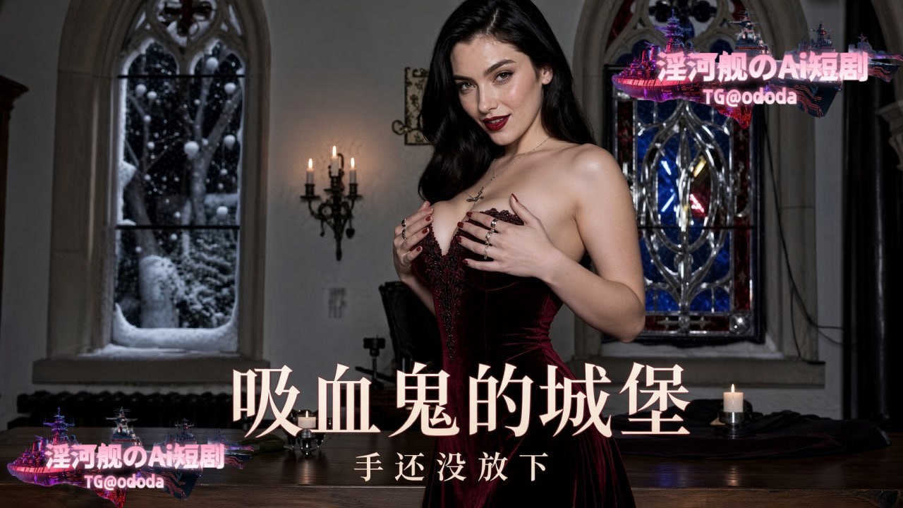 AI成人短剧 吸血鬼的城堡 第1集 沉睡百年后的苏醒寻找粗壮男人释放肉欲