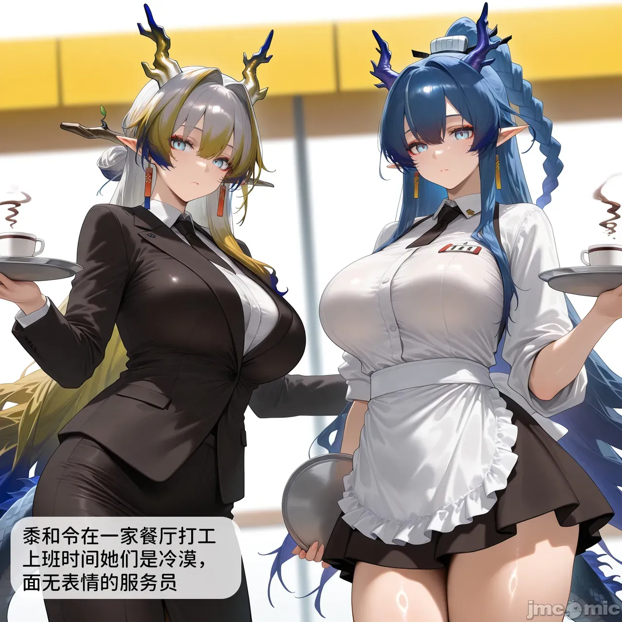 黍+令 (明日方舟) QOS服务生的项圈调教 포스터