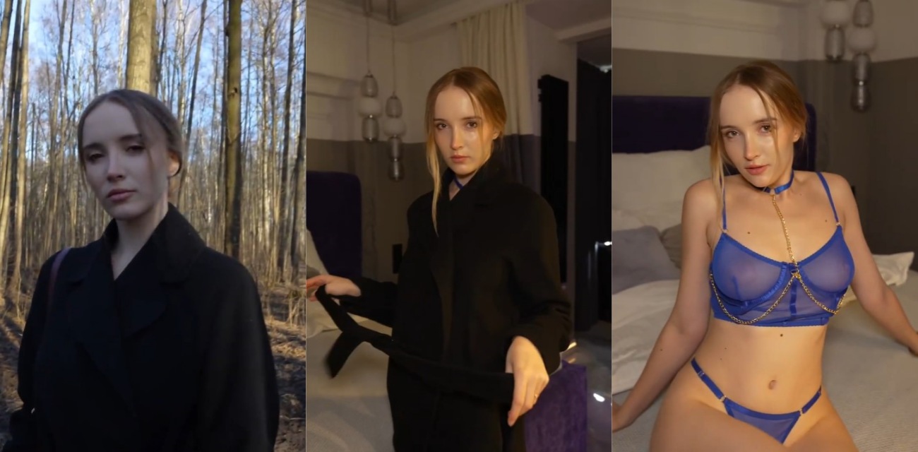 OnlyFans 巨乳俄妹 PollyYangs 被钞能力拿捏 带回家甘愿沦为陌生人的反差肉便器！