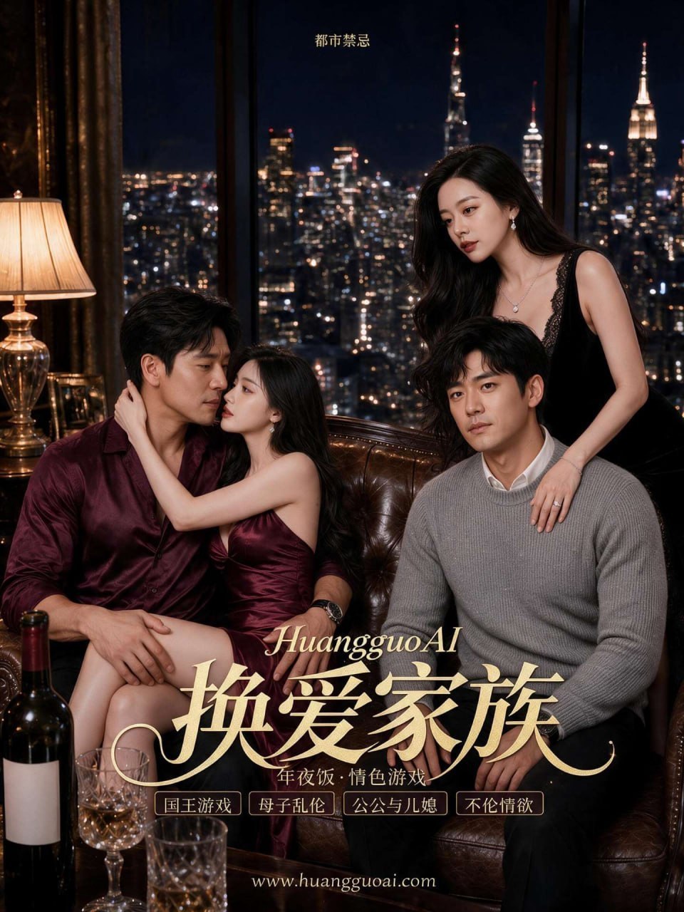 AI成人短剧 换爱家族 1-2 家庭四口的禁忌爱恋逐渐燃起的肉欲欲火