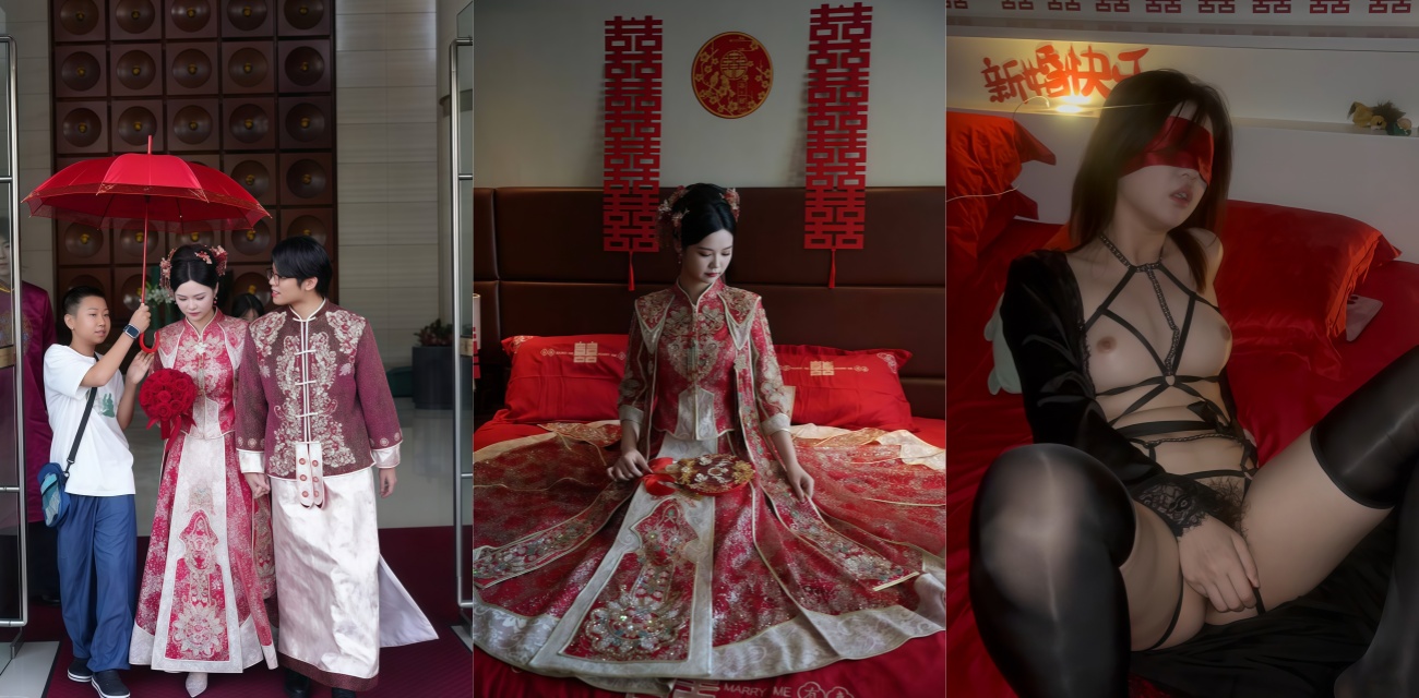 新婚之夜操大逼拍视频 调教成地方户外露出极度反差！