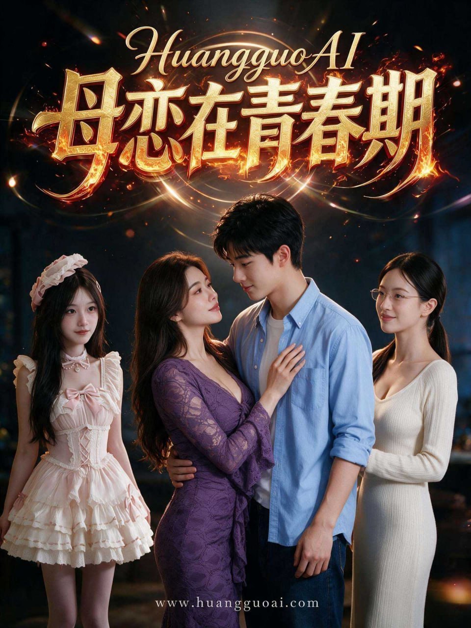 AI成人短剧 母恋在青春期 第4集 熟女少妇极致诱惑引发激情肉欲交合