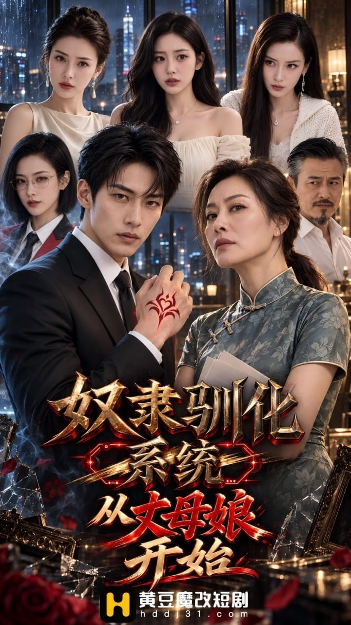 AI成人短剧 奴隶驯化系统从丈母娘开始 第4集 丈母娘极致身材诱惑引发激情肉欲释放