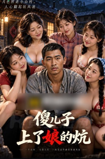 AI成人短剧 傻儿子上了娘的炕 第1集 愚钝农男在母亲引导下开启荒诞肉欲征途