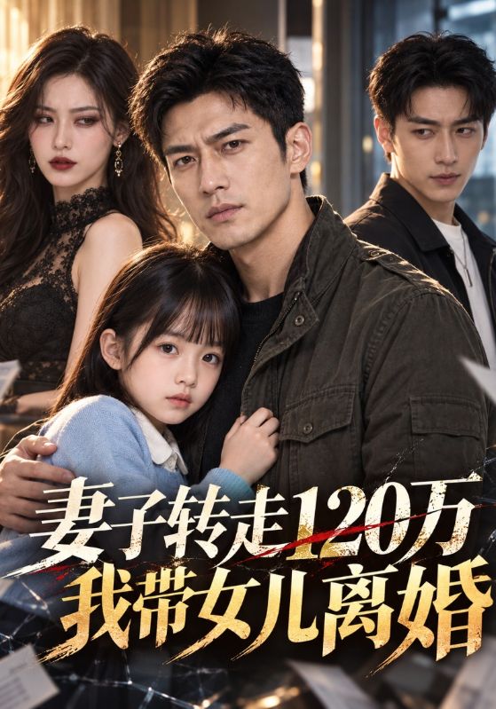 妻子转走120万我带女儿离婚
