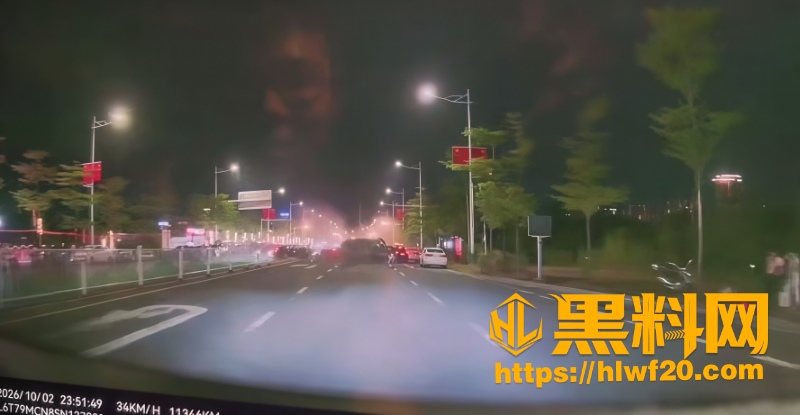 精神小伙国庆期间飙车事故曝光6