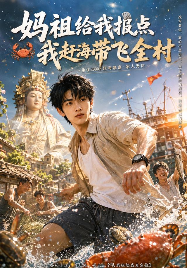 媽祖給我報點，我趕海帶飛全村