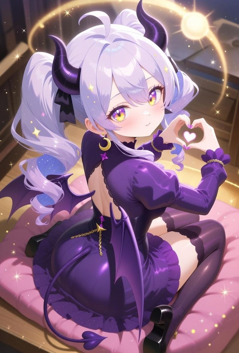 想征服人类的罗丽魔王被人类少女捡到后调教 のポスター