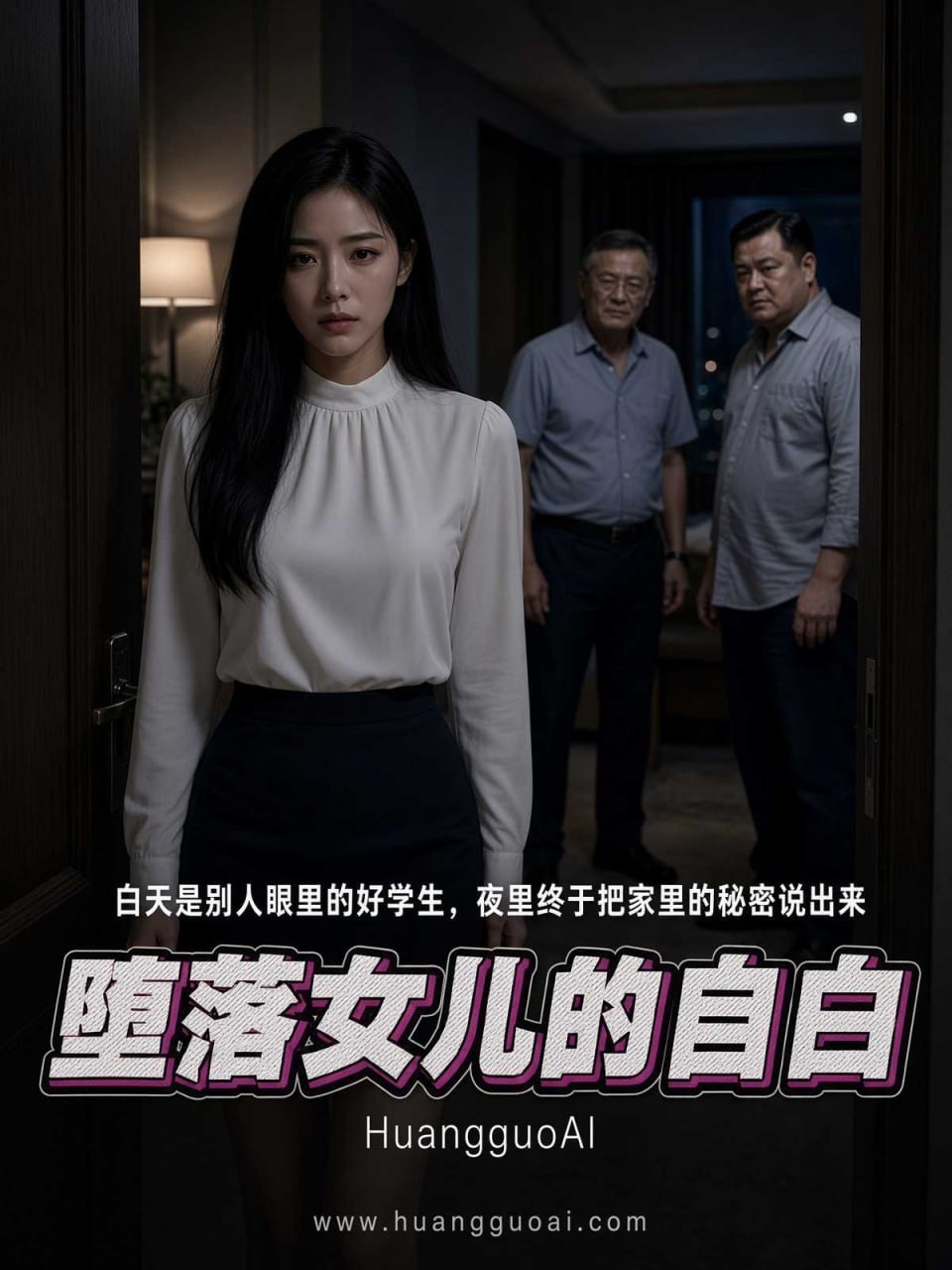 AI成人短剧 堕落女儿的自白 1-3 父女之间禁忌的欲望交合与权力博弈