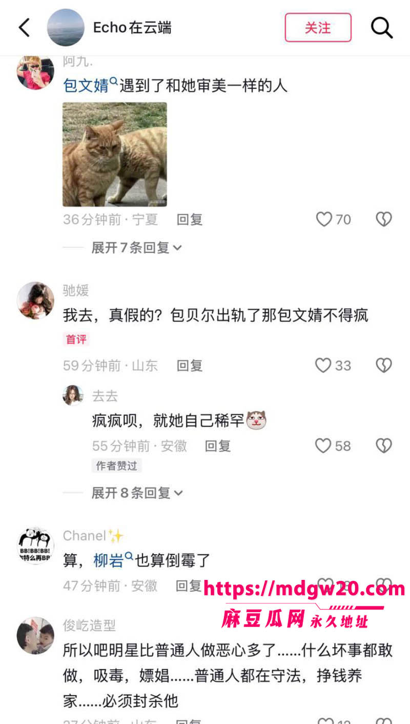 包文婧刚生完二胎 演员包贝尔酒店夜会红发女七小时 网友直言不是出轨就是嫖娼