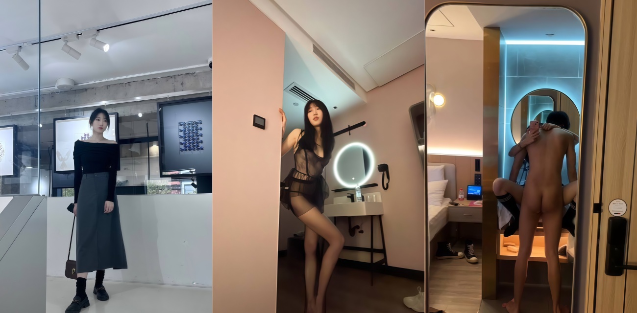 重庆政法大学高颜值 罗瑞 泄密  刚开始不好意思后面干爽完美露脸太反差！