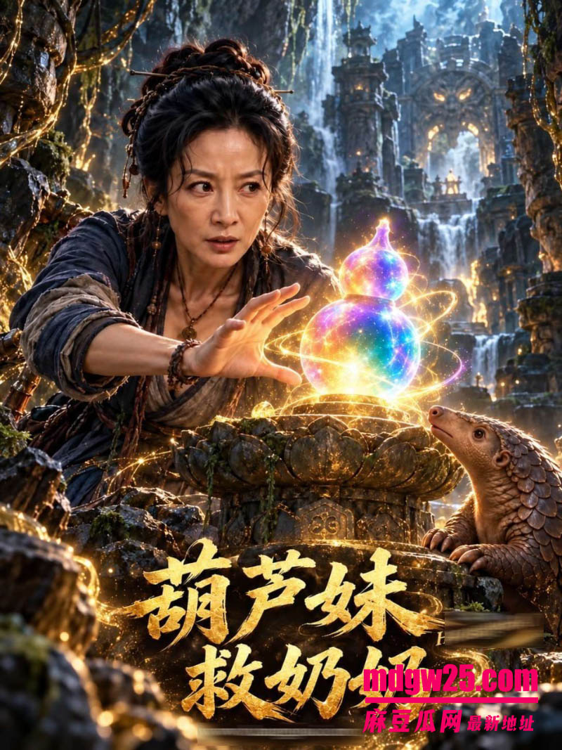 AI成人短剧 葫芦妹救奶奶第14集 七色葫芦成熟后奶奶被蛇精和蝎子精抓走