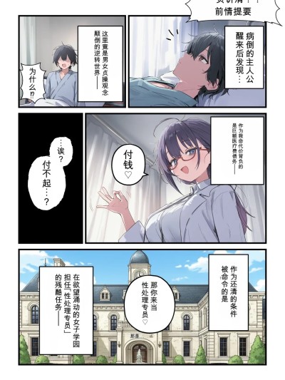 Áp phích cho [闲的没事干AI翻译][ぱんこ ] 貞操逆転した世界で ある女子校の性処理係になった件3