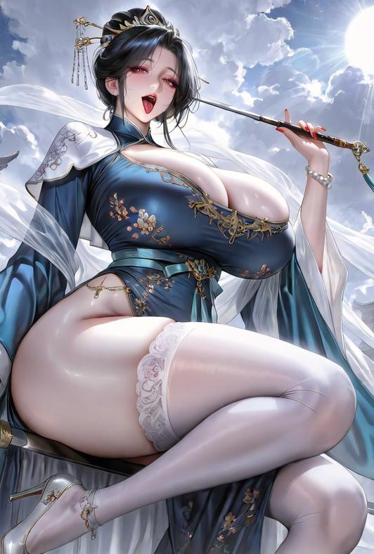 Плакат для 高傲女帝微服钓鱼执法，反被土皇帝操成铃铛母猪，从龙椅到凤落馆的彻底恶堕！