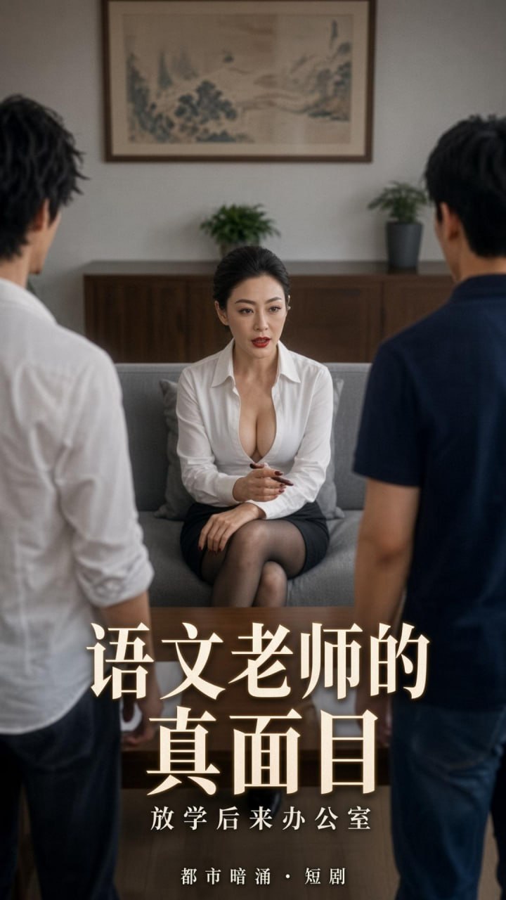 AI成人短剧 语文老师的真面目 第2集 丰满女教师办公室诱导学生进行禁忌教学