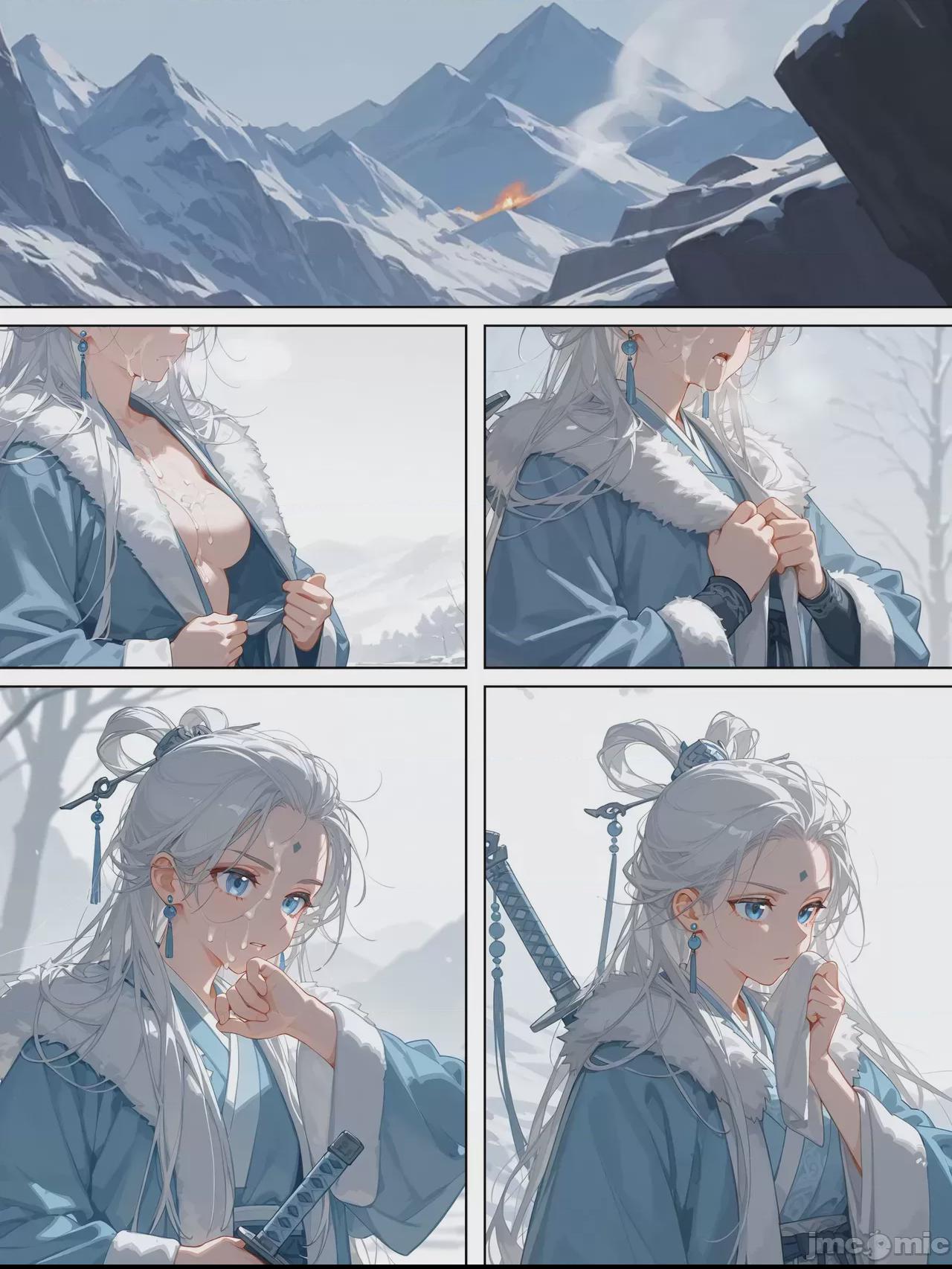 雪山素女 [落花入梦] [Ai Generated] 第1话, страница 23