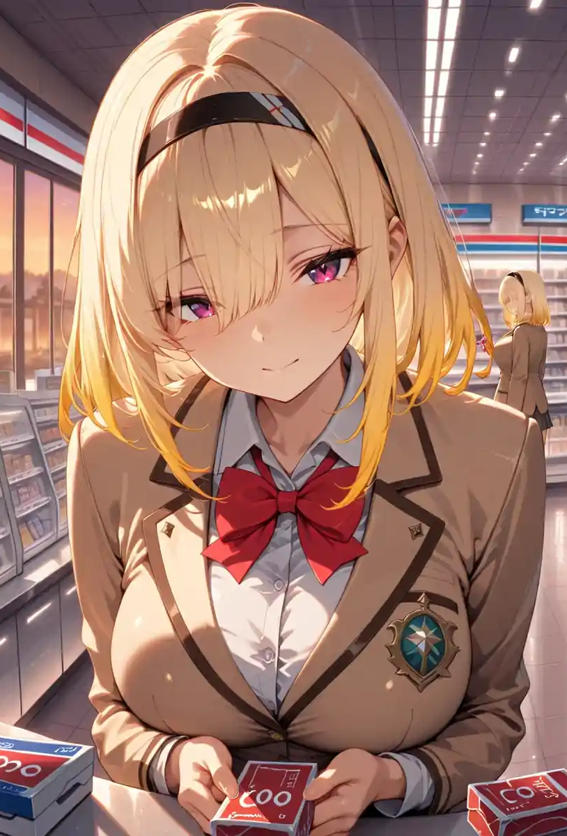 Poster para sa 偷看穿JK制服金发碧眼的气球恋物癖美少女自慰的树里被强迫榨精