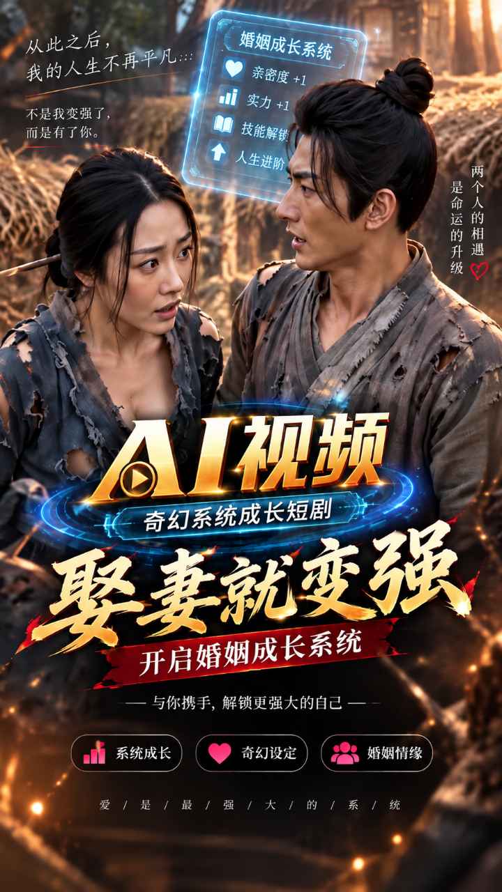 娶妻就变强 开启婚姻成长系统