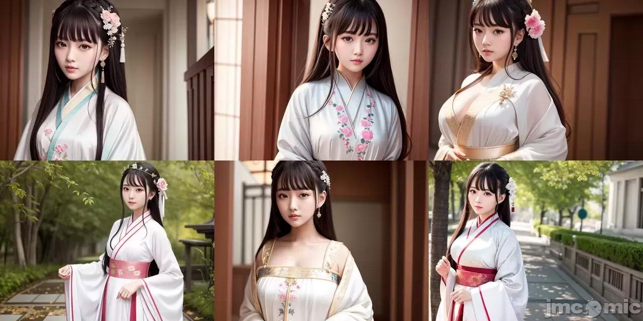 [AI Generated]-AI girl -Hanfu01 第1话, страница 40