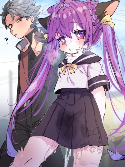 Плакат для 学生梦酱 [daozun个人机翻] 【夜夢ウツツ】学生夢ちゃん